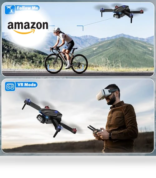 Foldable FPV Drone with 1080P HD Camera — Drones, X-shop
