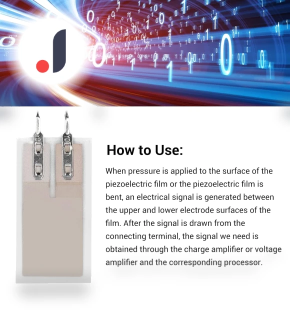 High Sense Sensor Flexible Polymer Film Sensor — Acceleration