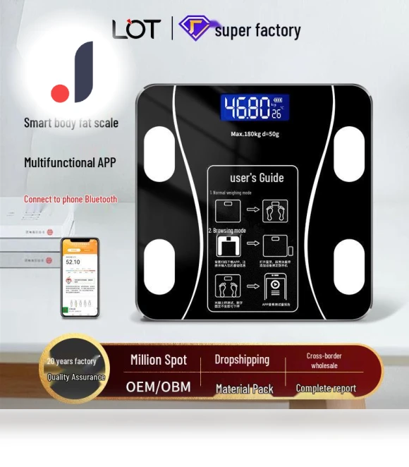 Smart Bluetooth Body Fat and Weight Scale — Weight Management Tools, Lotte