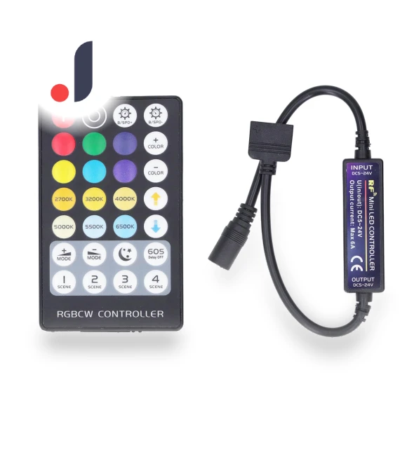 Wireless RF 5-in-1 Mini Fully Touch LED Strip Controller — LED Strips, OutsideWorld