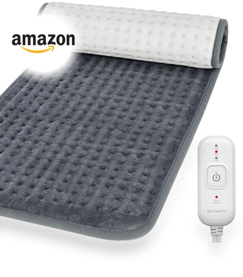 Heating Pad for Back Pain & Cramps Relief — Thermal Comfort Solutions, Comfytemp