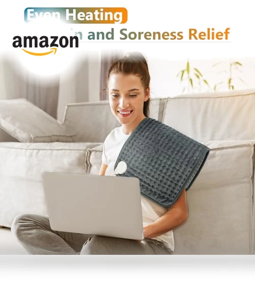 Heating Pad for Back Pain & Cramps Relief — Thermal Comfort Solutions, Comfytemp
