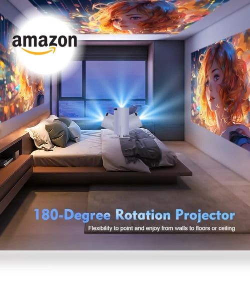Mini Projector with WiFi and Bluetooth — Home Theater Projectors, Magcubic