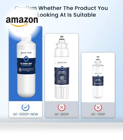 Replacement Water Filter — Refrigerator Filters, GLACIER FRESH
