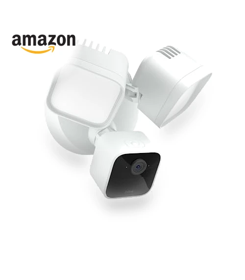 Wired Floodlight Camera — Outdoor Security & Flood Lighting, Blink