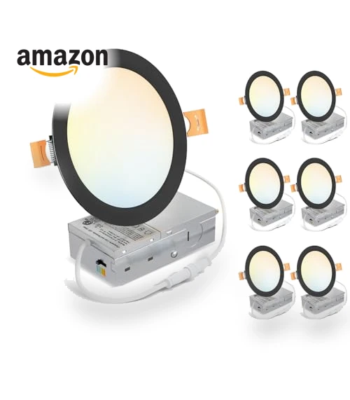 6 Inch LED Recessed Ceiling Light — Close To Ceiling, LVWIT