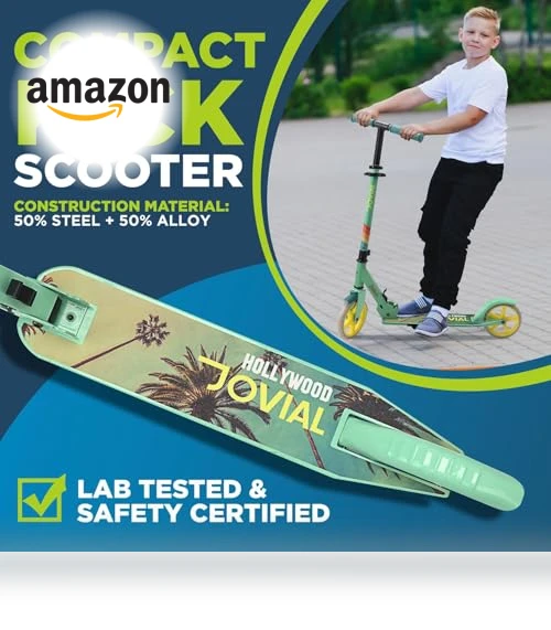 Folding Kick Scooter — Push Scooters, JOVIAL