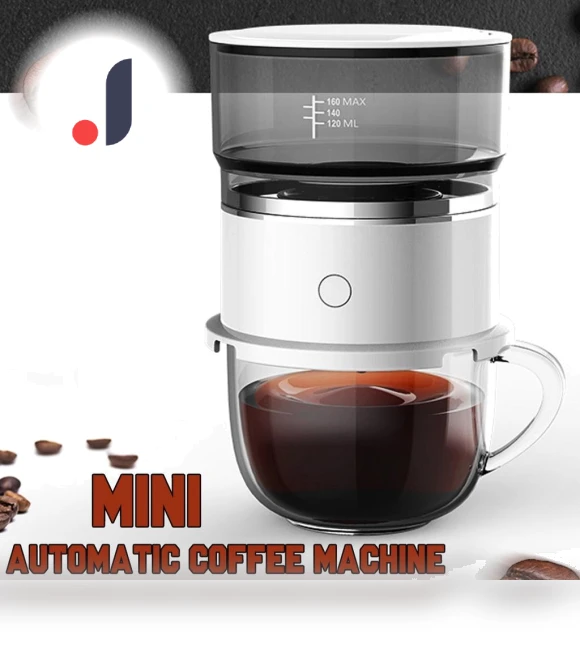 Portable Smart Automatic Drip Coffee Maker — Brewing Excellence, Decor Dream