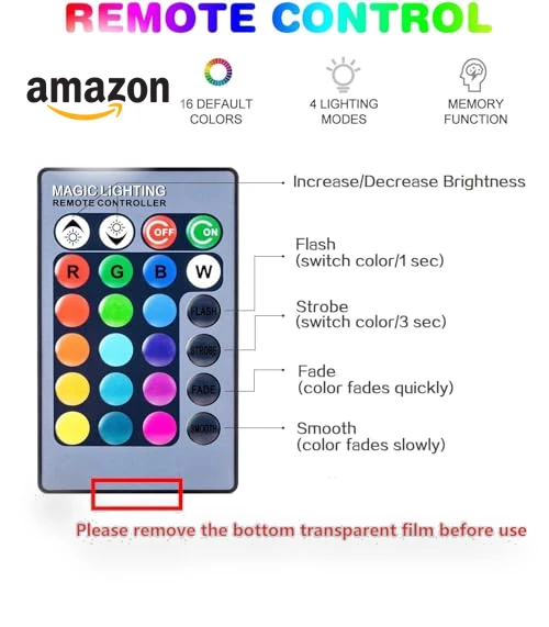RGB Color Changing Light Bulbs — LED, AFINSEA