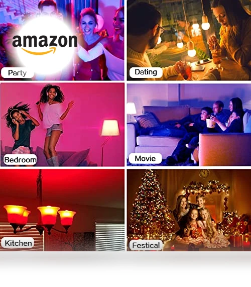 RGB Color Changing Light Bulbs — LED, AFINSEA