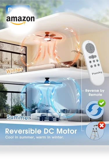 Smart Ceiling Fan with Lights — Ceiling Fans