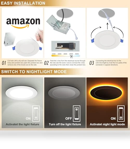 Smart Downlight Recessed Ceiling Light — LED, Puzzles
