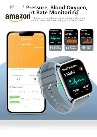 Smart Watch with Health Monitoring — Smartwatches, SOUYIE