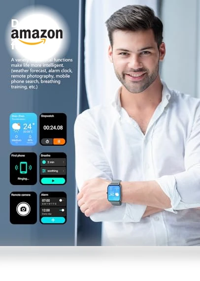 Smart Watch with Health Monitoring — Smartwatches, SOUYIE