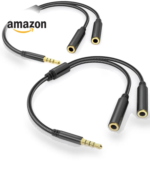 TRRS Splitter for 2 Headphones — Adapters, IIISOGNO