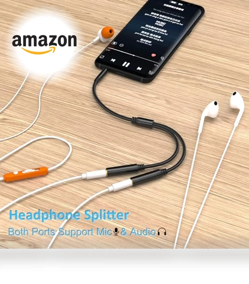 TRRS Splitter for 2 Headphones — Adapters, IIISOGNO