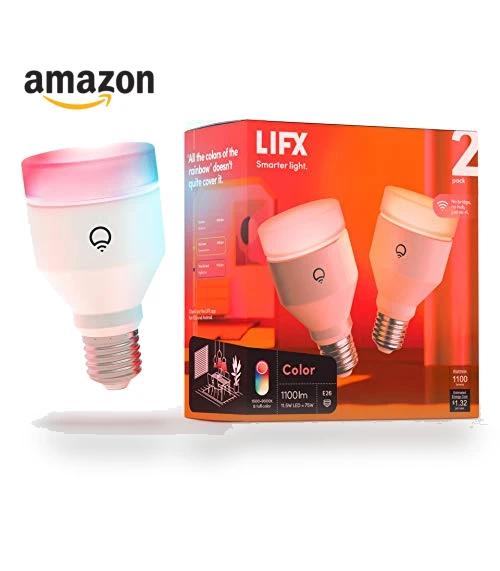 Wi-Fi Smart LED Light Bulb — LED, LIFX