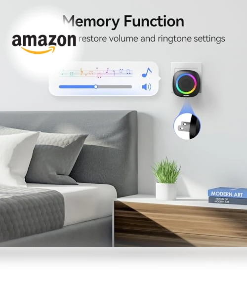 Wireless Doorbell with RGB Light — Kits, TECKNET