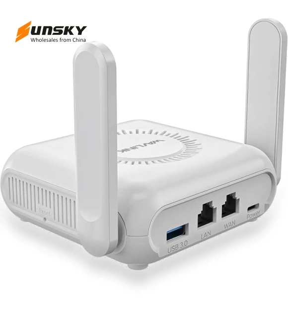 Dual-Band WiFi 6 Travel Router — Routers, WAVLINK