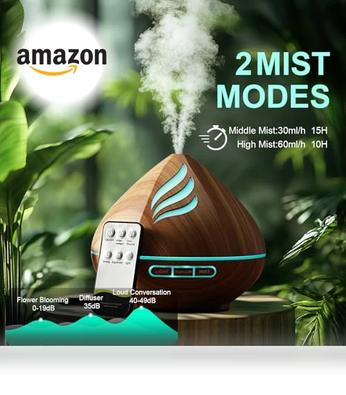 Essential Oil Scent Diffuser — Diffusers, JcrAsZZF