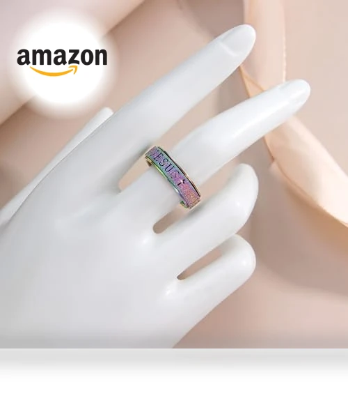Fidget Spinner Anxiety Ring — Stress Relievers, Afftiny Jewelry