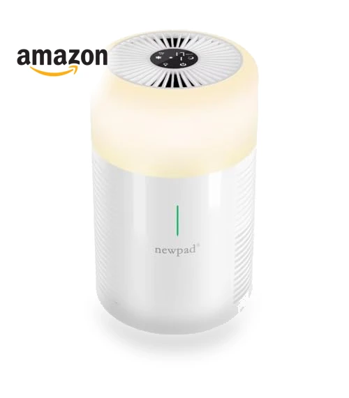 HEPA Air Purifier with Desk Lamp — Activated Carbon Air Purifiers