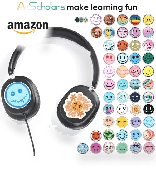 Kids Headphones 10-Pack for School Bulk Set — In-Ear Headphones, A+ Scholars