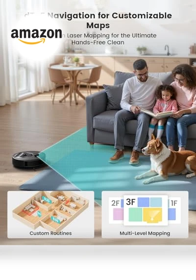 LiDAR Robot Vacuum and Mop — Smart Cleaning Robots, Lefant