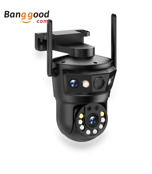 Three-Lens Wireless WIFI IP Camera — Security Cameras