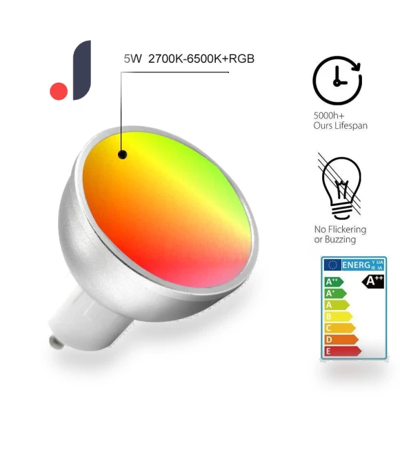 Smart LED Bulbs GU10 WiFi RGBW — LED, VIGO