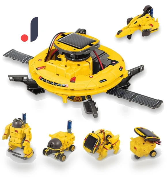 6-in-1 Solar Robot Kit — Solar Power, Binchi Fitness