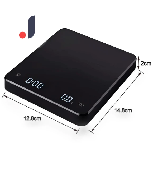 Digital Coffee Scale with Timer — Weight Management Tools, Super shoes Mall