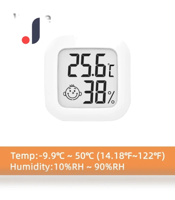 LCD Digital Thermometer Hygrometer — Home Climate Control, Technology Convenience