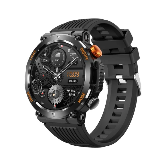 SmartWatch with HD LED Flashlight and Compass — Smartwatches, QTLLBT