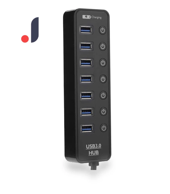7-Port USB 3.0 Hub with Switch — USB Hubs, Honor Electronics