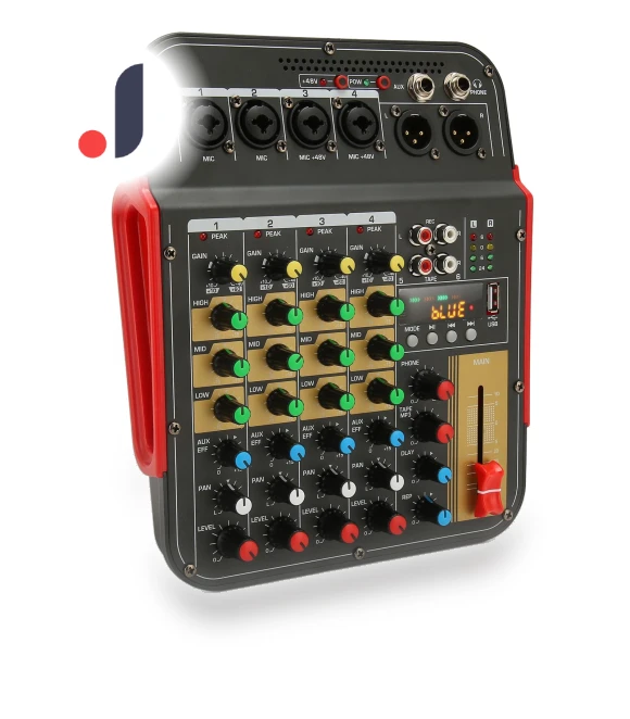 Professional Bluetooth USB Sound Mixer — Portable Audio Recorders, Honor Electronics