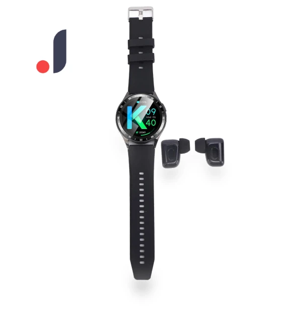 Ultra-thin Metal Smartwatch with Flip Cover for Headphones — Wearable Accessories, DIYelecs