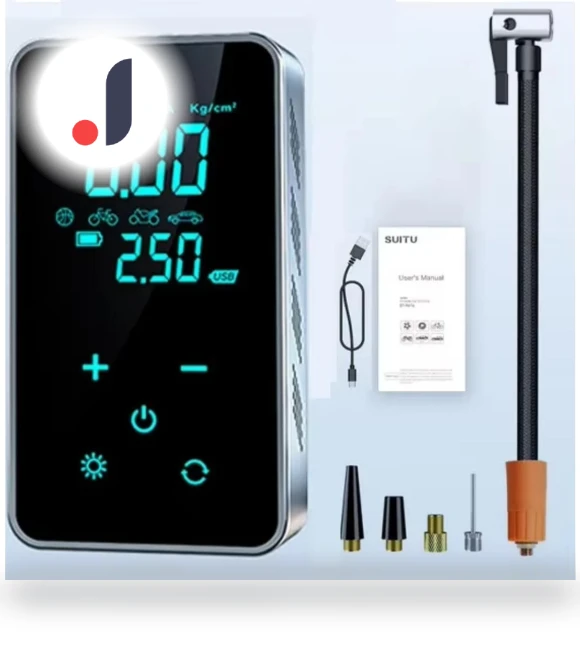 Digital Intelligent Portable Touch Car Tire Pump — Tire Inflation Solutions, Cars Auto Home