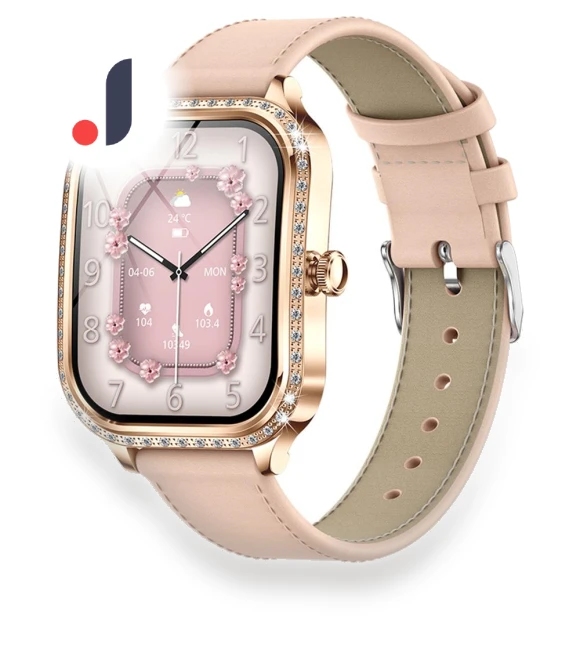1.75-inch Women's Smart Watch with Rhinestones — Wearable Accessories, Tiktkkkk