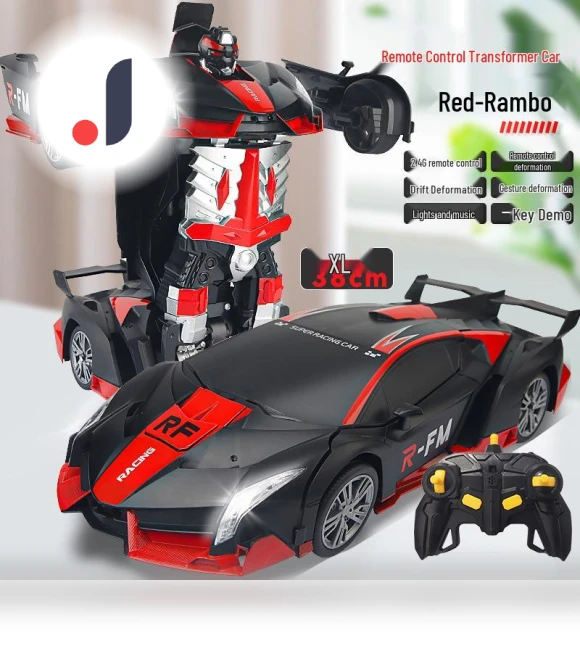 Gesture-Controlled Transforming Car Robot — Interactive Figures & Robots, Super Go