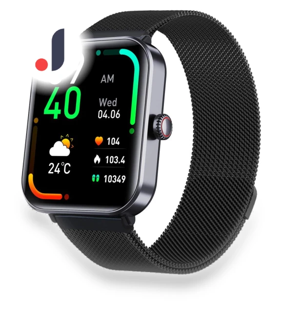 Milanese Strap Smart Watch — Smartwatches, Tiktkkkk