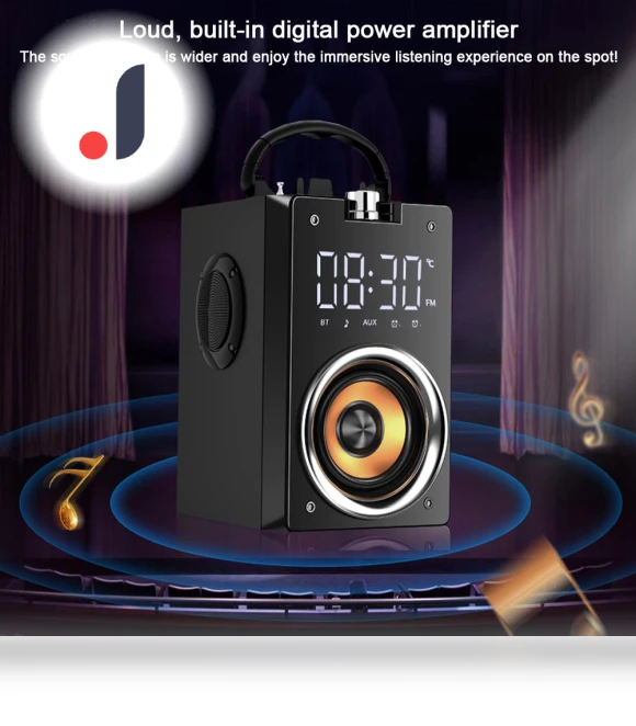 Portable Bluetooth Speaker with Super Bass — Portable Sound Systems, Smart Mouse