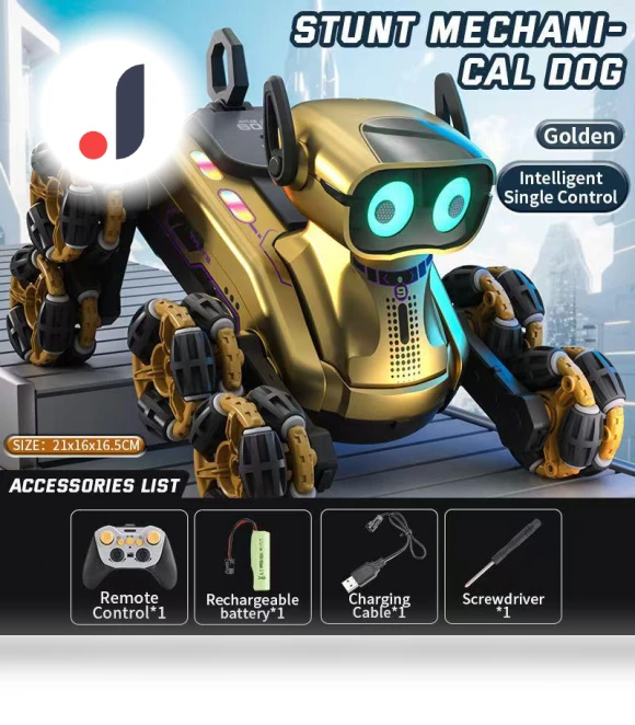 Robot Dog Toy with Remote Control — Interactive Figures & Robots, Toys Space