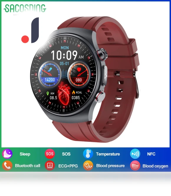 Smart Watch with ECG+PPG — Smartwatches, SACOSDING