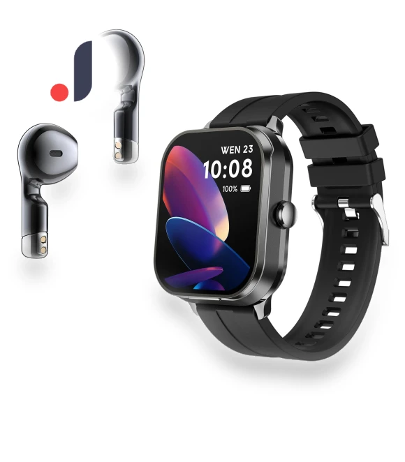Smartwatch with Bluetooth Earbuds — Wearable Accessories, Tiktkkkk