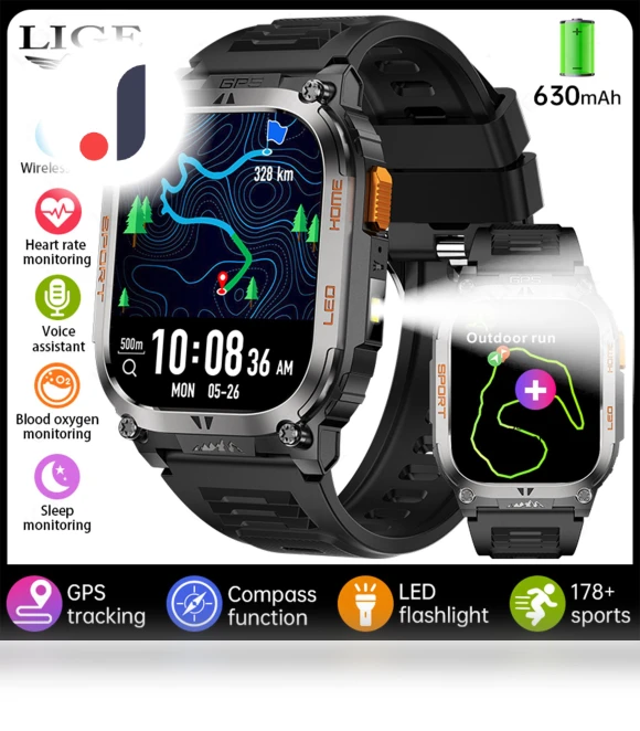 Sports Smart Watch — Smartwatches, LIGE