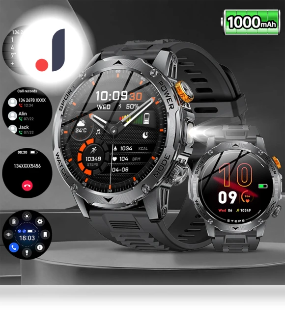 Super Capacity Battery Men Smart Watch — Smartwatches, LIGE