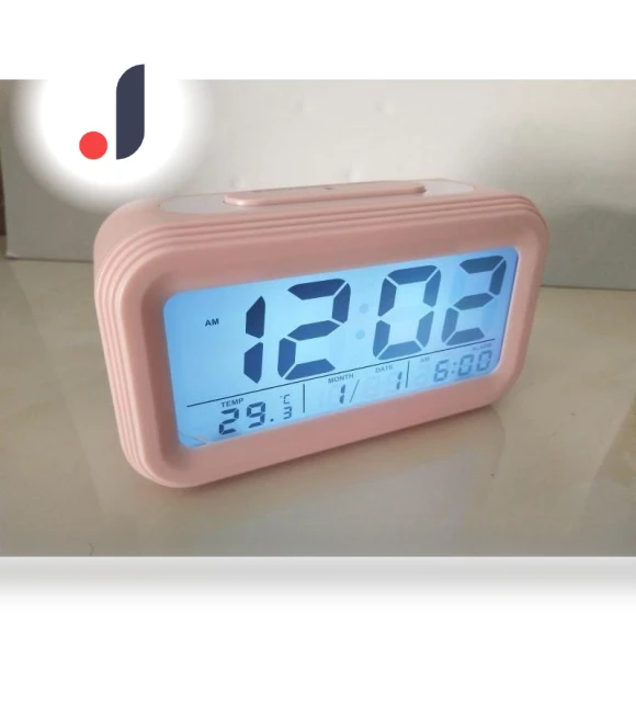 Big Letter Old Man Voice Luminous Clock — Clocks, Fashionable bags