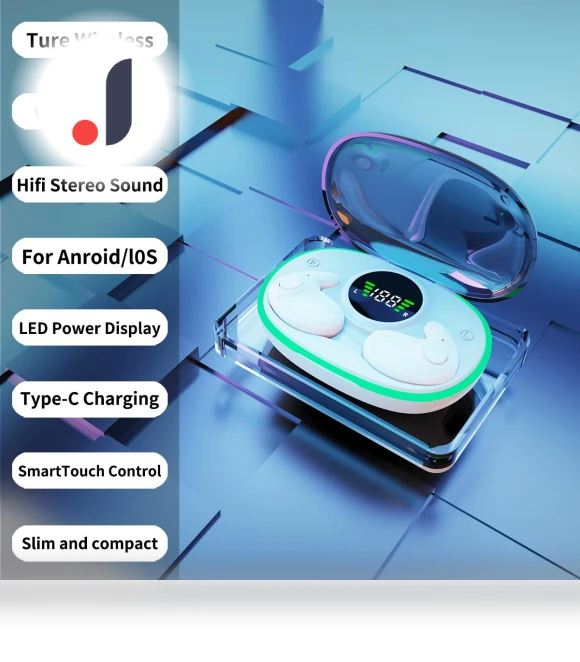 Bluetooth Sleep Earbuds — In-Ear Headphones, Meiteai-Earphones