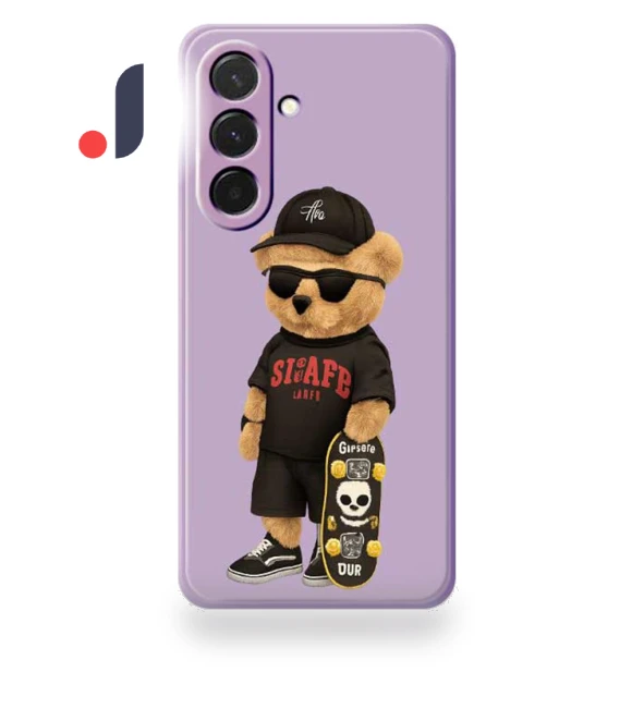 Cool Bear Pattern Printing Straight Edge TPU Phone Back Cover — Bumpers, Smartwatch 2025